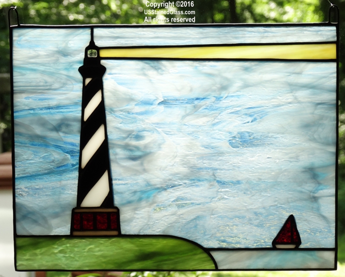 West Quoddy Head Lighthouse Stained Glass